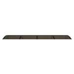 Deurluifel 350X80 Cm Polycarbonaat Zwart