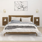 Nachtkastjes Wandgemonteerd Massief Grenenhout