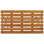 Bistrotafel Inklapbaar 00X54X7 Cm Massief Acaciahout En Staal