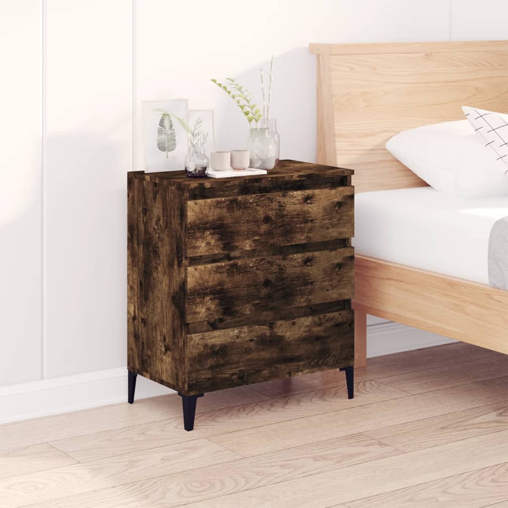 Dressoir 60X35X70 Cm Bewerkt Hout Kleurig