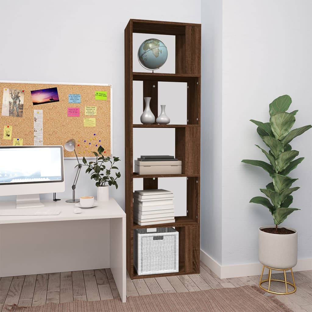 Boekenkast/Kamerscherm 45X24X159 Cm Bewerkt Hout