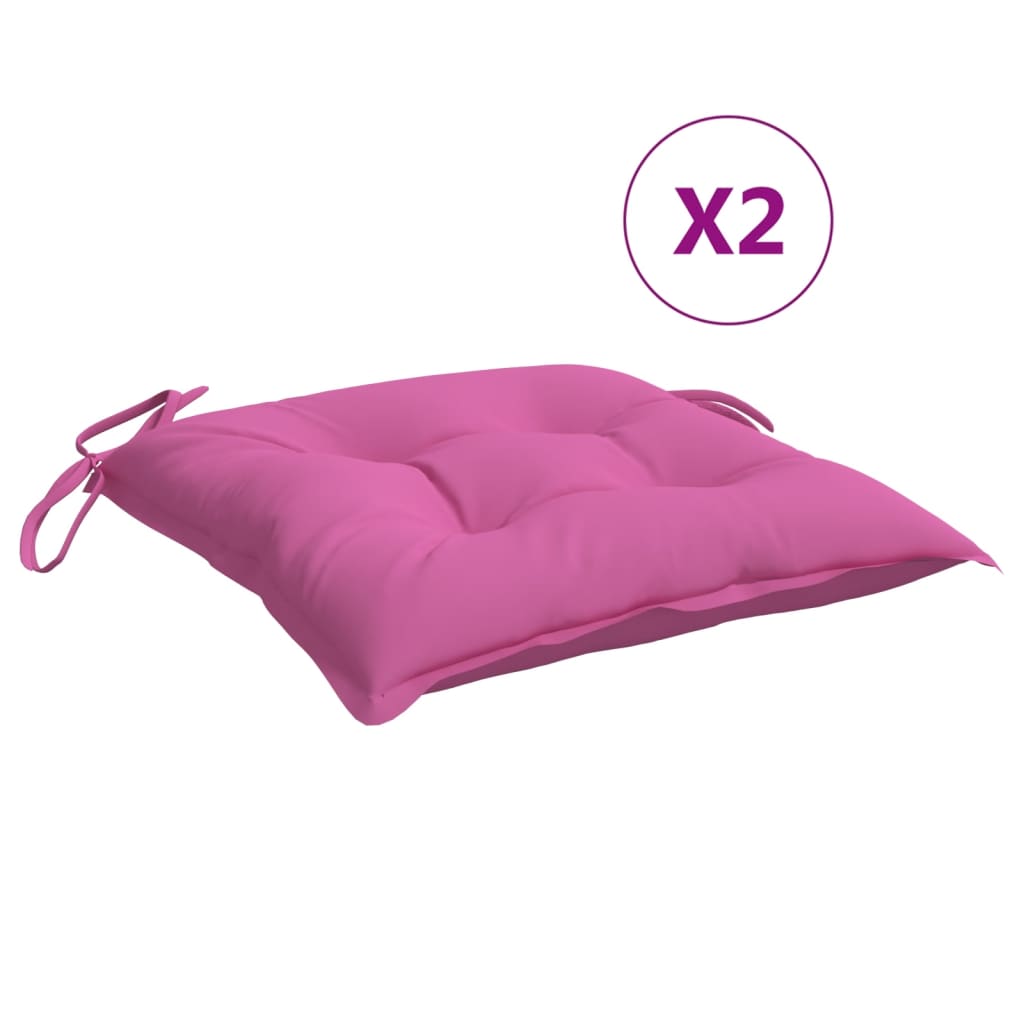 Stoelkussens Oxford Stof Roze