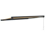 Luifel Uittrekbaar 4X3 M Stof En Aluminium Geel En Wit