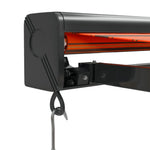 Luifel Uittrekbaar 3X2,5 M Stof En Aluminium Oranje En Bruin