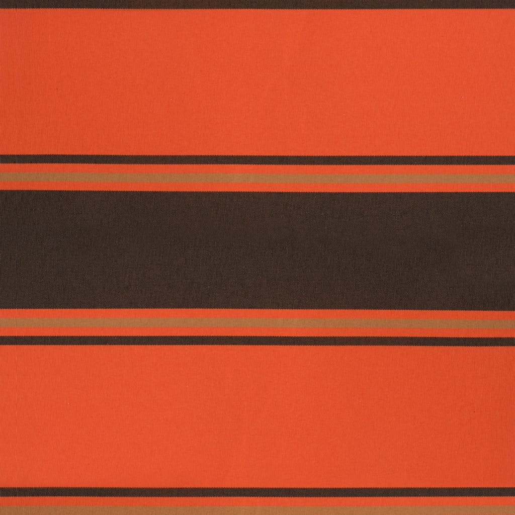 Luifel Uittrekbaar 4X3 M Stof En Aluminium Oranje En Bruin