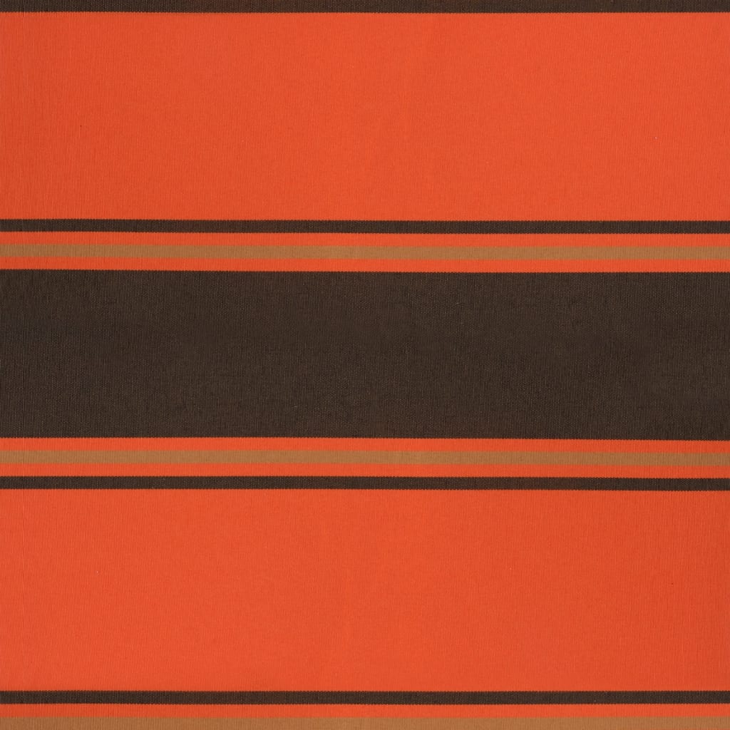 Luifel Uittrekbaar 4,5X3 M Stof En Aluminium Oranje En Bruin