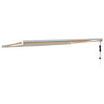 Luifel Uittrekbaar 5X3 M Stof En Aluminium Geel En Wit