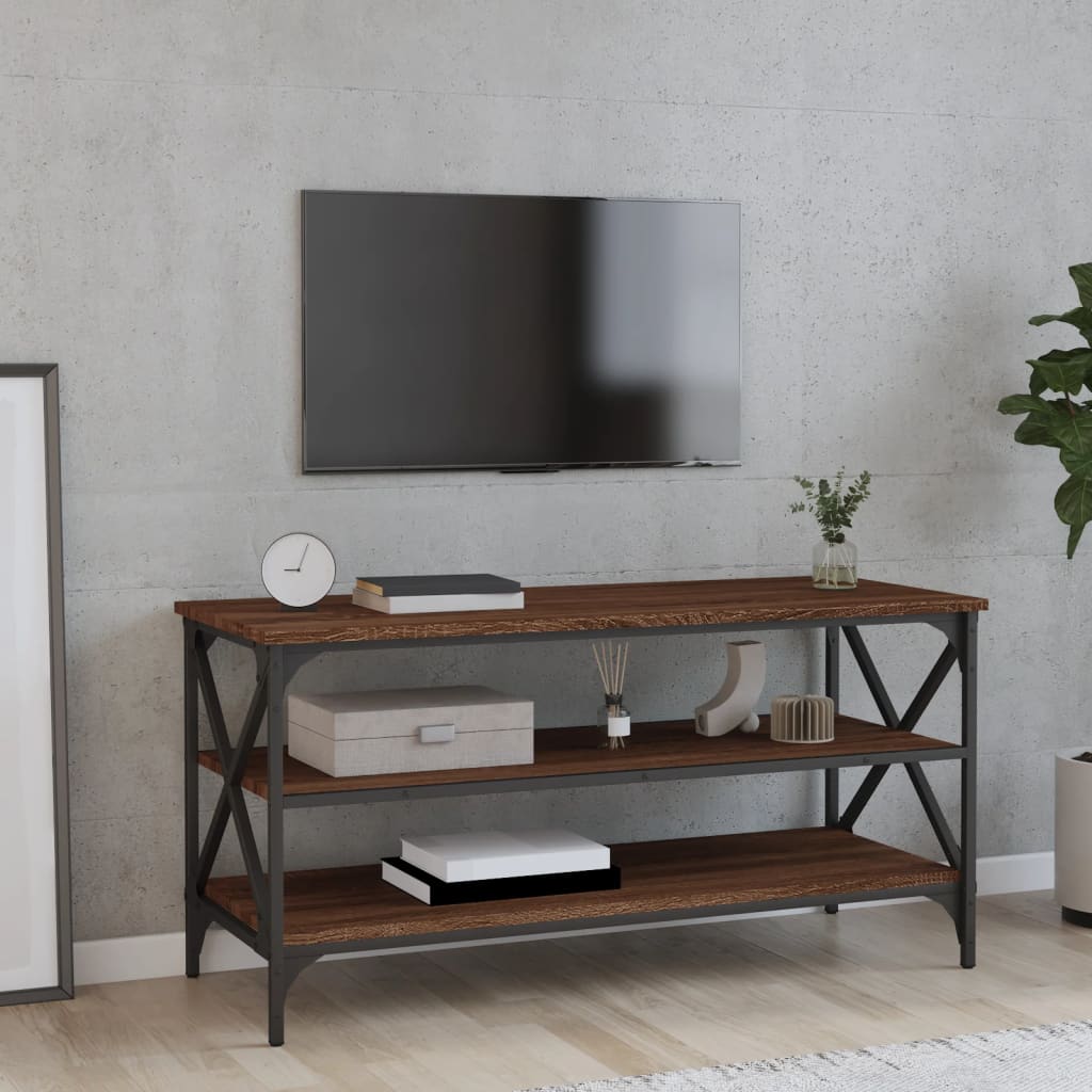 Tv-Meubel Bewerkt Hout