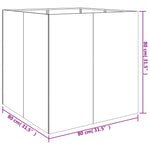 Plantenbak 80X80X80 Cm Cortenstaal
