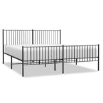 Bedframe Met Hoofd- En Voeteneinde Metaal