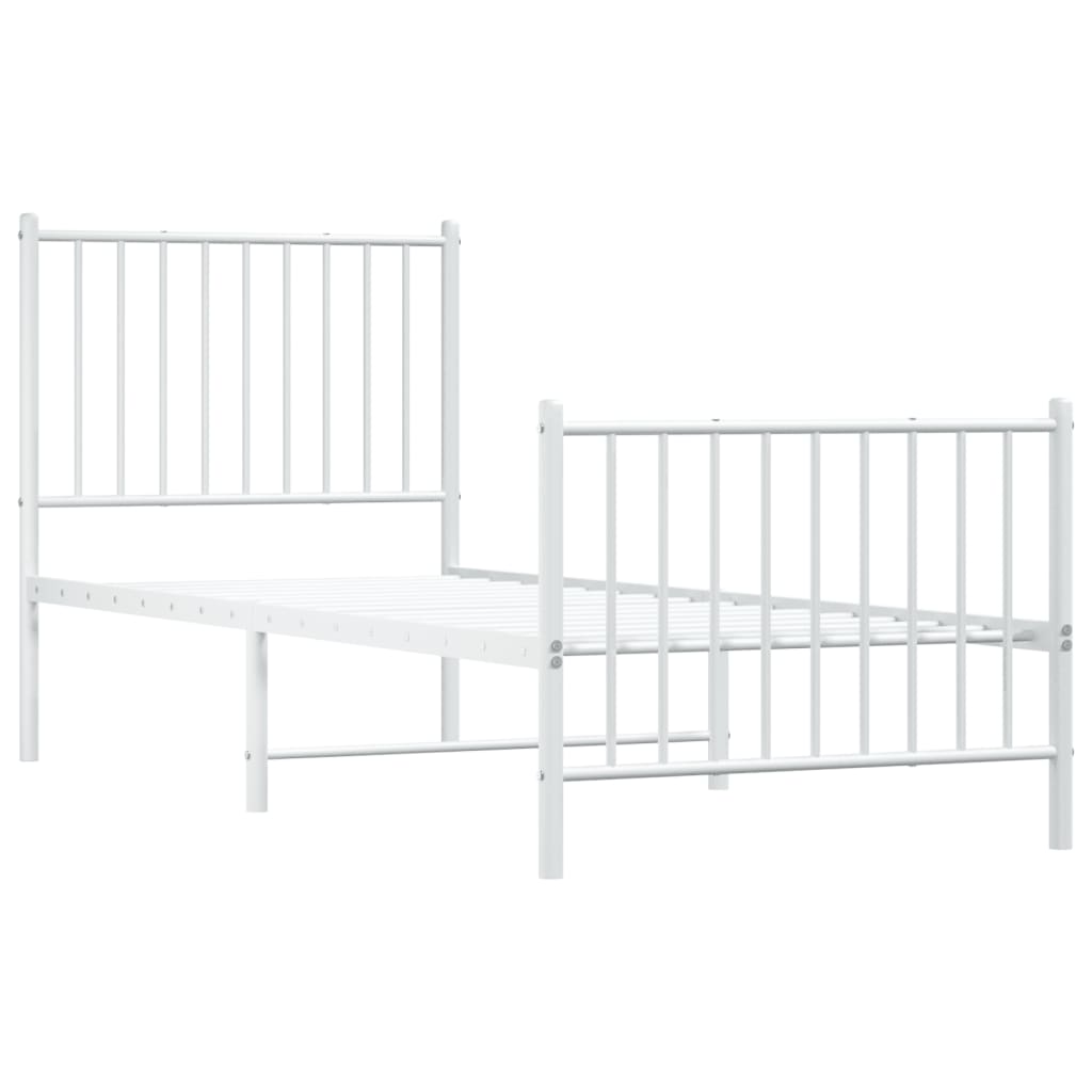 Bedframe Met Hoofd- En Voeteneinde Metaal