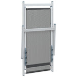 Strandstoelen Inklapbaar 2 St Aluminium En Textileen Grijs