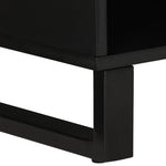 Tv-Meubel 80X33X46 Cm Massief Mangohout En Bewerkt Hout