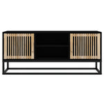 Tv-Meubel 105X30X45 Cm Bewerkt Hout En Ijzer