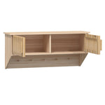 Wandkast Met Haken 80X24X35,5 Cm Bewerkt Hout