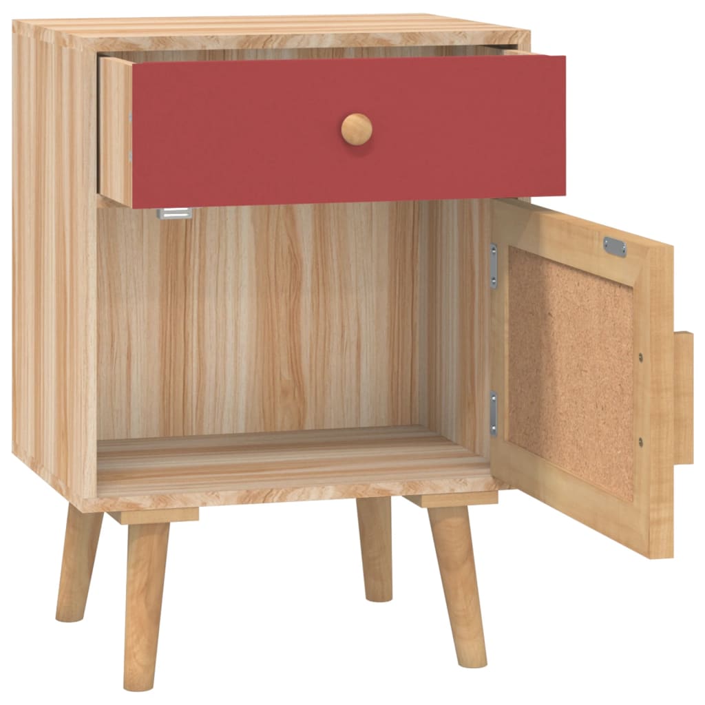 Nachtkastjes 40X30X55 Cm Bewerkt Hout