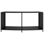 Opbergschappen 2 St Poly Rattan
