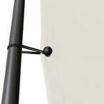 Prieel 3X3 M 180 G/M² Stof En Staal Wit