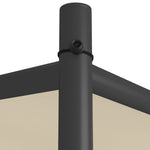 Prieel 3X3 M 180 G/M² Stof En Staal Beige