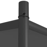 Prieel 4X4 M 180 G/M² Stof En Staal Antracietkleurig Lichtgrijs