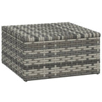 -Delige Loungeset Met Kussens Poly Rattan