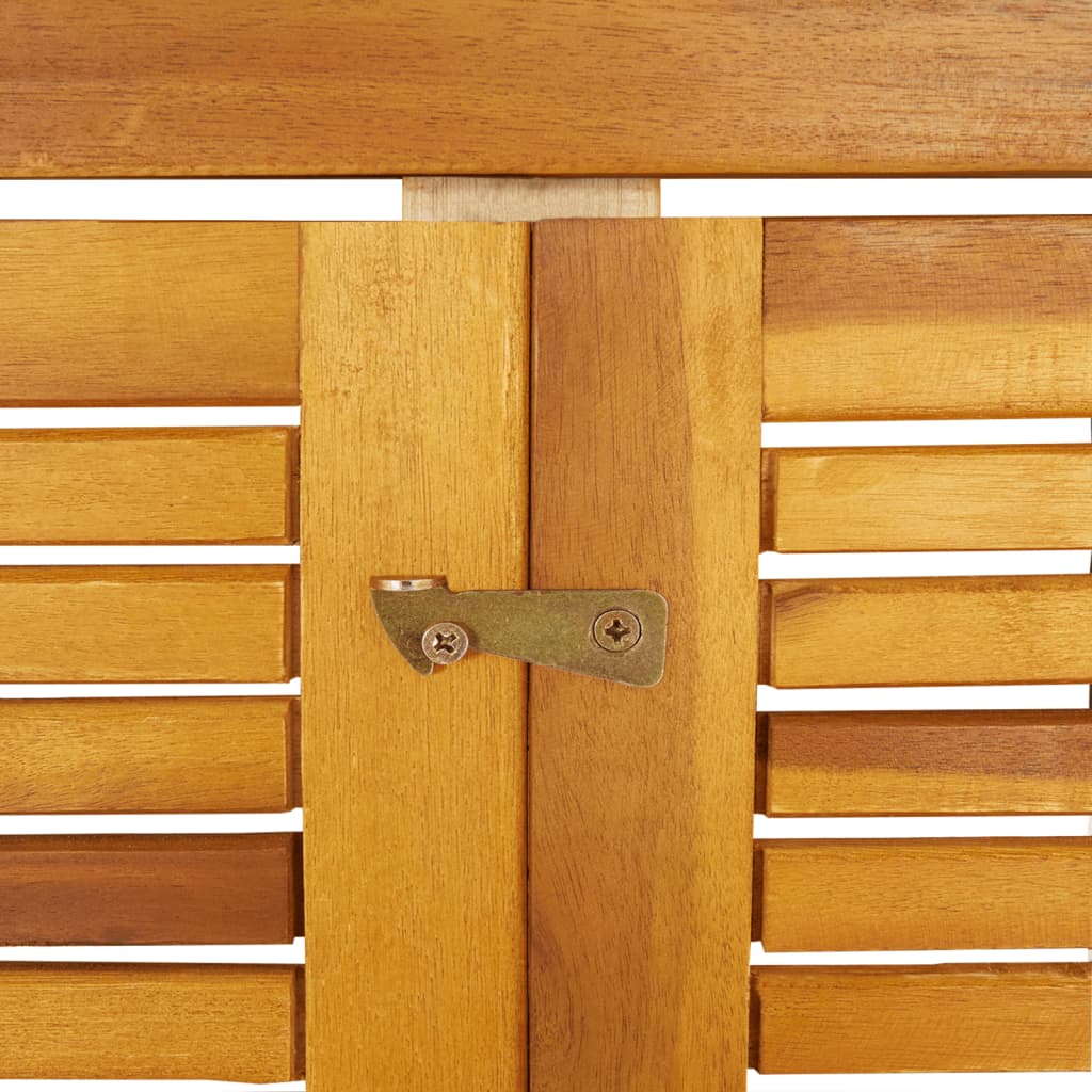 Afvalbakberging Enkel 70X89X117 Cm Massief Acaciahout