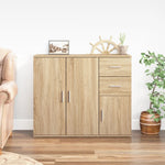 Dressoir 91X29,5X75 Cm Bewerkt Hout