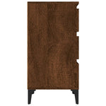 Nachtkastje 40X35X70 Cm Bewerkt Hout