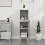 Badkamerkast 30X30X100 Cm Bewerkt Hout