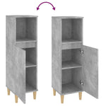 Badkamerkast 30X30X100 Cm Bewerkt Hout