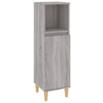 Badkamerkast 30X30X100 Cm Bewerkt Hout Eikenkleur