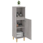 Badkamerkast 30X30X100 Cm Bewerkt Hout Eikenkleur