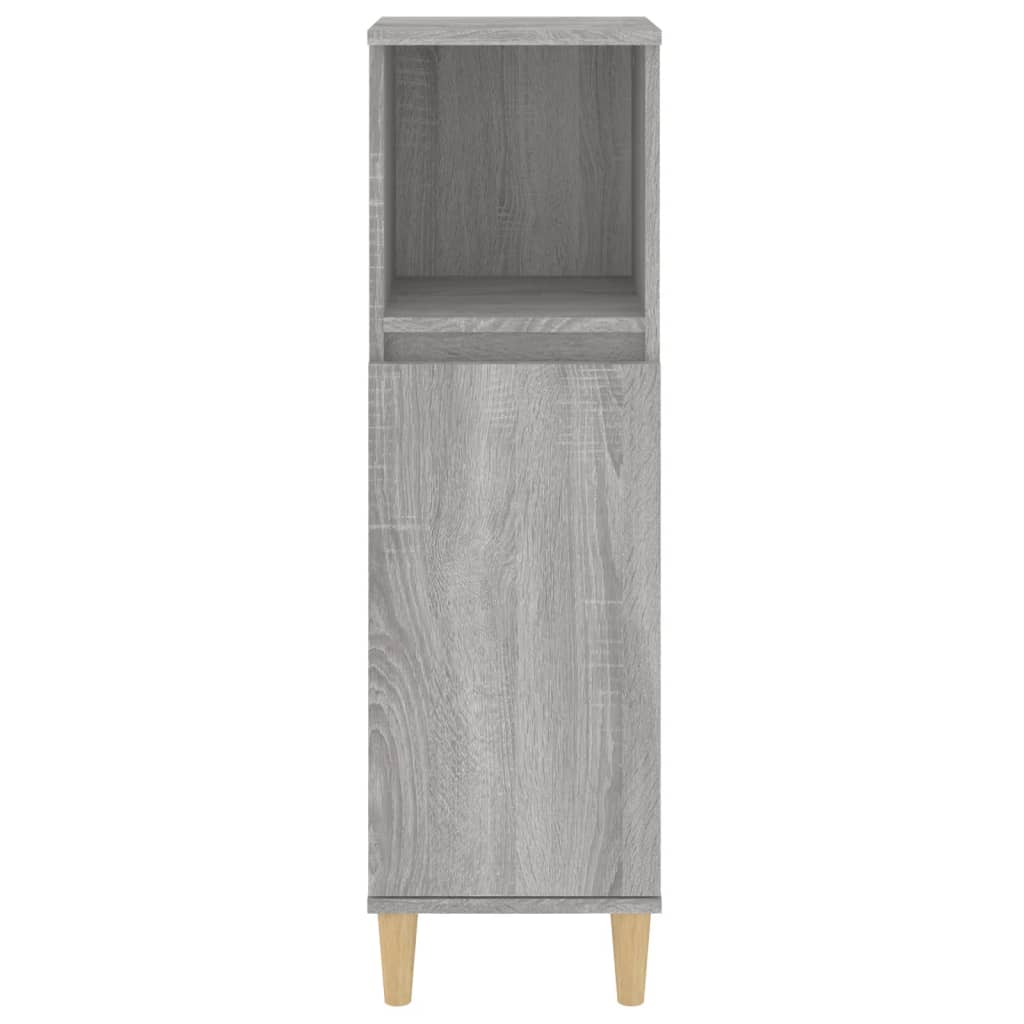 Badkamerkast 30X30X100 Cm Bewerkt Hout Eikenkleur