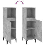 Badkamerkast 30X30X100 Cm Bewerkt Hout