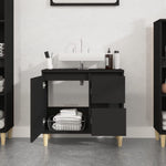 Badkamerkast 65X33X60 Cm Bewerkt Hout