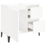 Badkamerkast 65X33X60 Cm Bewerkt Hout