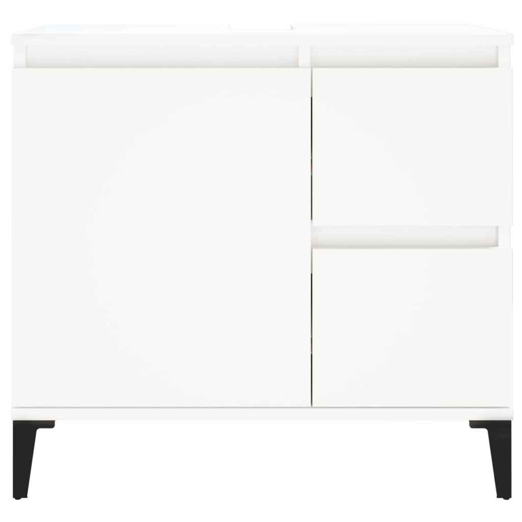 Badkamerkast 65X33X60 Cm Bewerkt Hout