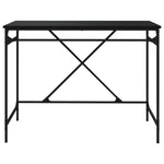 Bureau 100X50X75 Cm Bewerkt Hout En Ijzer