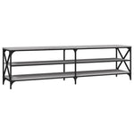 Tv-Meubel 180X40X50 Cm Bewerkt Hout Eikenkleurig