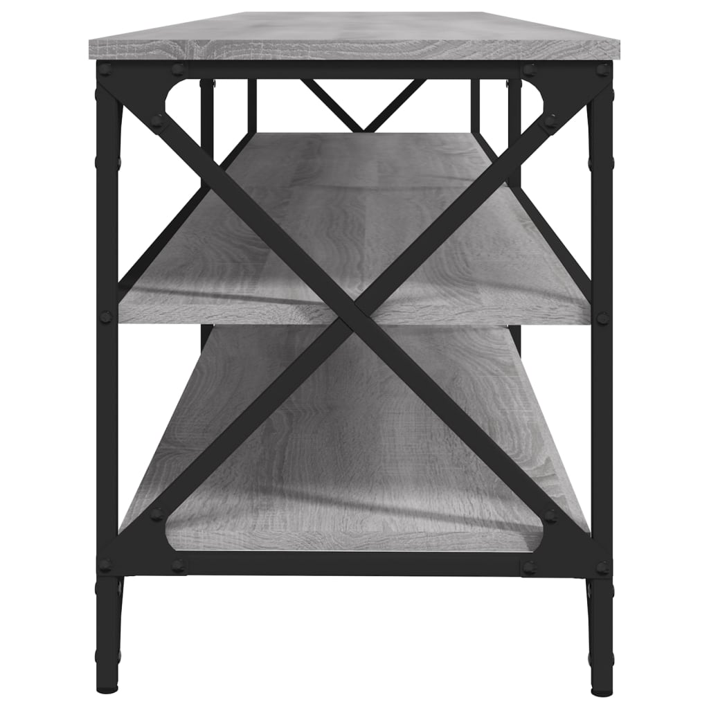 Tv-Meubel 180X40X50 Cm Bewerkt Hout Eikenkleurig