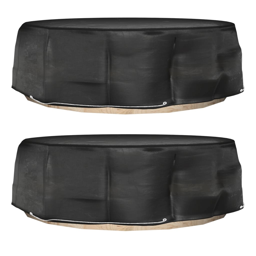 Tuinmeubelhoezen Voor Loungebed 10 Oogjes Rond Ø36X67 Cm