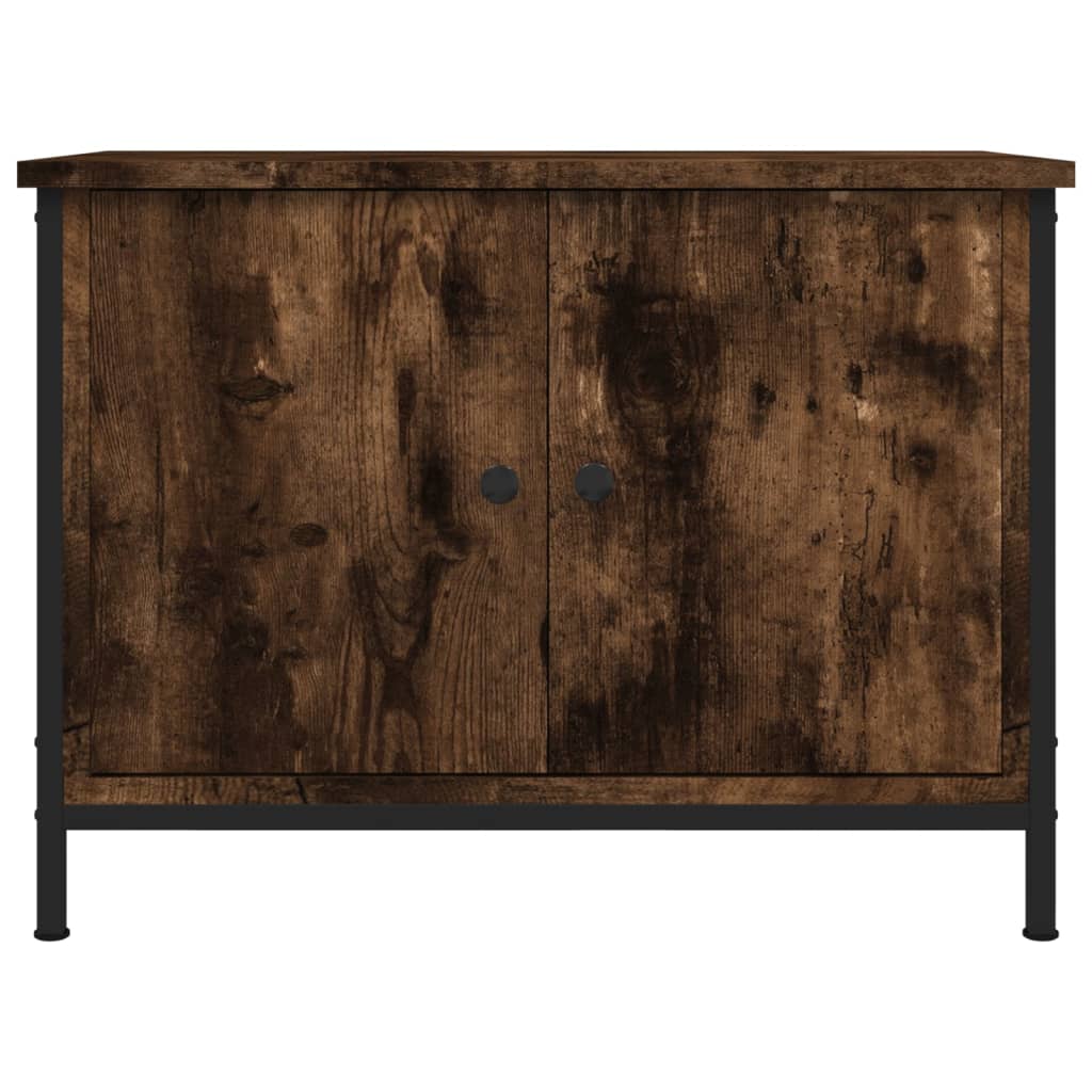 Tv-Meubel Met Deuren Bewerkt Hout