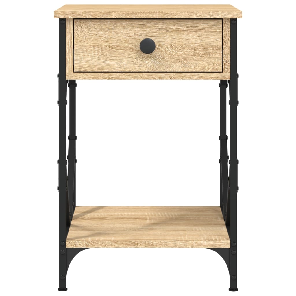 Nachtkastjes 40X42X60 Cm Bewerkt Hout Kleurig