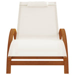 Ligbed Met Kussen Textileen En Massief Populierenhout