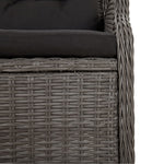 Tuinbank 2-Zits Met Kussens Poly Rattan