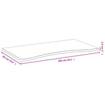 Bureaublad 100X60X2,5 Cm Bamboe