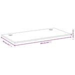 Bureaublad 100X50X1,5 Cm Bamboe