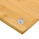 Kookplaatafdekkingen 2 St 50X28X1,5 Cm Bamboe