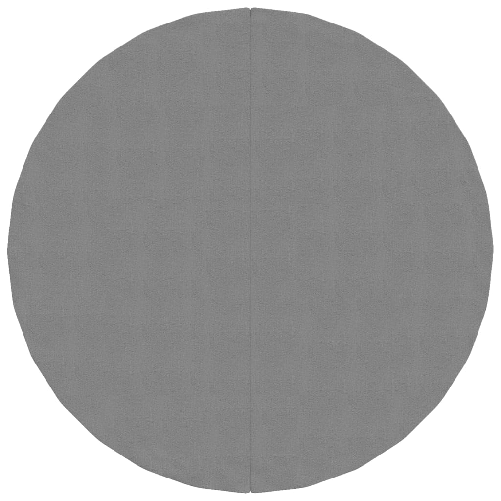 Zwembadgrondzeil Ø244 Cm Polyester Geotextiel Lichtgrijs