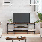 Tv-Meubel Bewerkt Hout En Ijzer Kleur